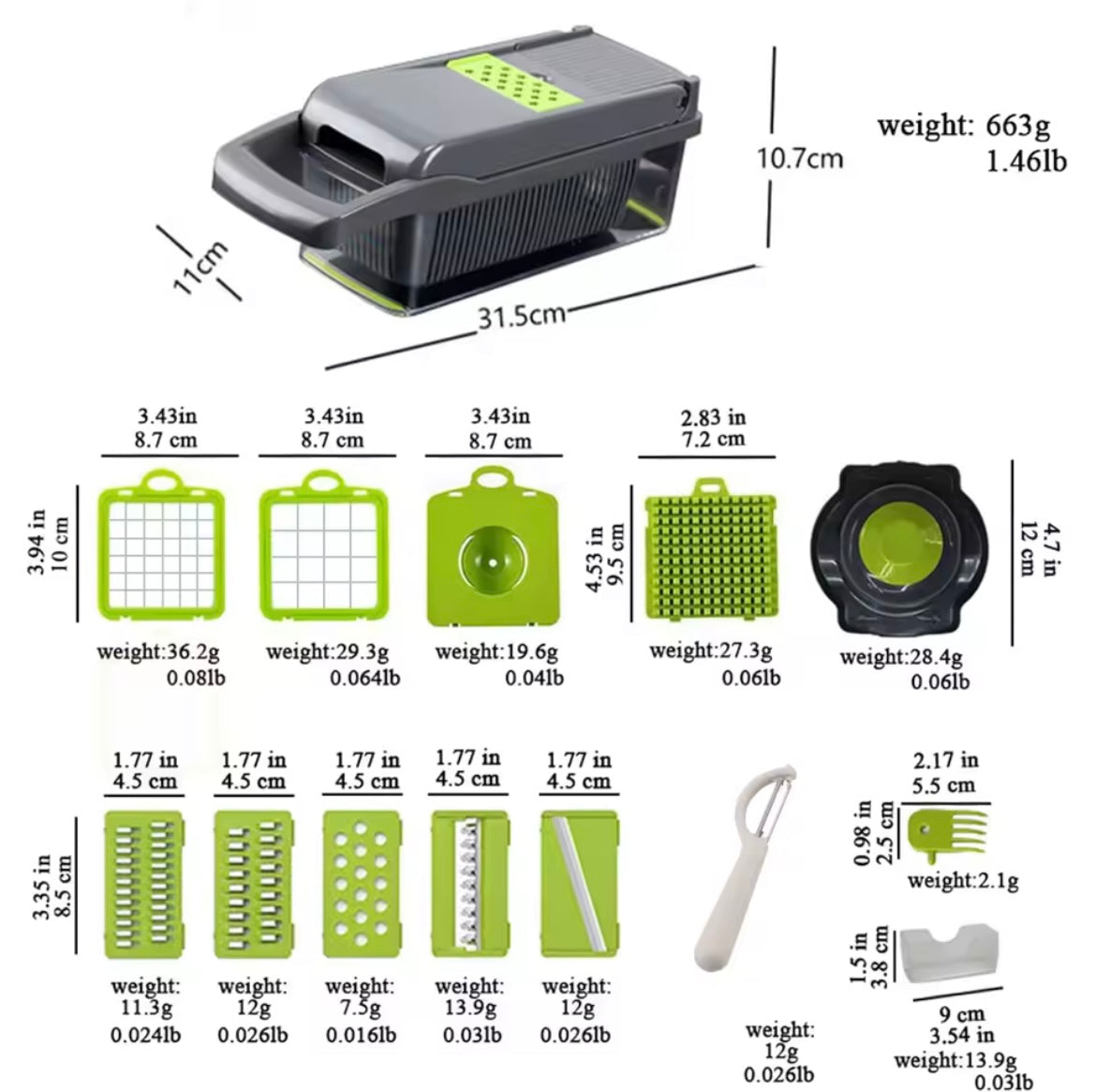 Multifunctional Vegetable Cutter